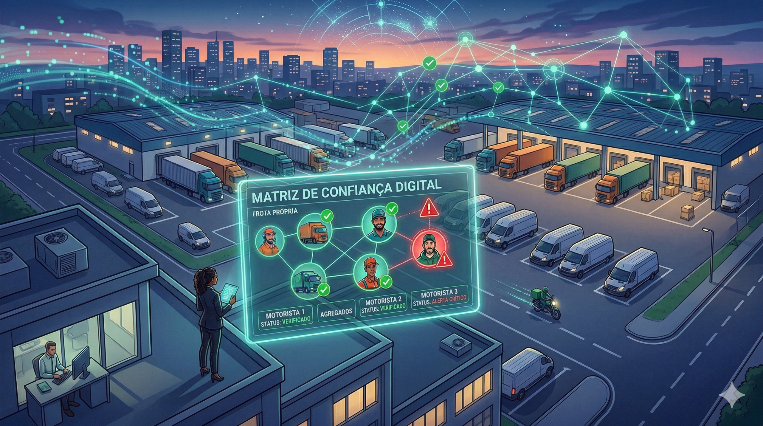 ilustracao background check